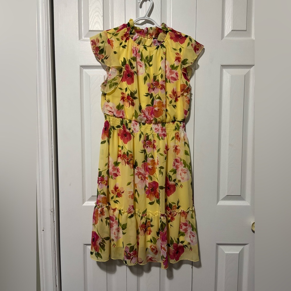 Floral Yellow Dress